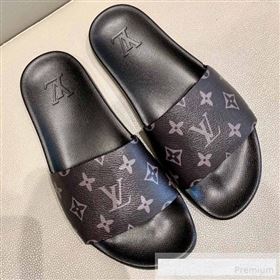 Replica Louis Vuitton Monogram Canvas Flat Slide Sandals Dark Blue 2019 For Women and Men DLY 9062518 [fab 58669 190629] 6600 : Purse Valley,Designer Replica Handbags,Premium Replica Handbags 