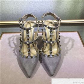 Replica Valentino Rockstud Suede Ankle Heel Sandals Grey XINL 9041243 [fab 54808 190417] 6800 : Purse Valley,Designer Replica Handbags,Premium Replica Handbags at PurseValley