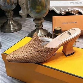 Replica Fendi Woven High Heel Mules Sandals Brown 2020 MD 20033106 [fab 69067 200404] 8700 : Purse Valley,Designer Replica Handbags,Premium Replica Handbags at PurseValley