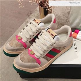 Replica Gucci Screener GG Low top Sneaker Pink 2019 For Women and Men KL 0011601 [fab 67752 200216] 11900 : Purse Valley,Designer Replica Handbags,Premium Replica Handbags at PurseValley