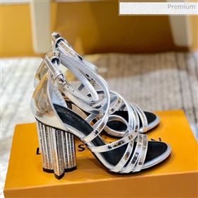 Replica Louis Vuitton Silhouette Metallic Leather Flower High Heel Strap Sandals Silver 2020 SY 20031102 [fab 68404 200314] 12800 : Purse Valley,Designer Replica Handbags,Premium Replica Handb