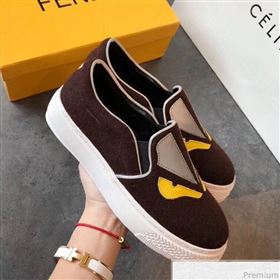 Replica Fendi Flat Bag Bugs Eyes Cashmere Loafers Coffee 2019 EM 9031917 [fab 53676 190417] 8700 : Purse Valley,Designer Replica Handbags,Premium Replica Handbags at PurseValley