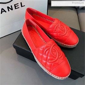 Replica Chanel Quilted Calfskin Flat Espadrilles G29762 Bright Red 2020 EM 20031002 [fab 68351 200314] 10200 : Purse Valley,Designer Replica Handbags,Premium Replica Handbags at PurseValley