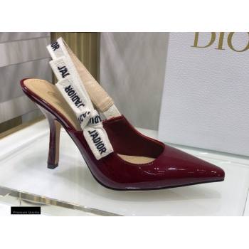Replica Dior Heel 95cm JAdior Slingback Pumps Patent Calfskin Burgundy 2021 jincheng 21022507 [80687 eb] 10600 : Purse Valley,Designer Replica Handbags,Premium Replica Handbags at PurseValley