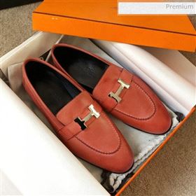 Replica Hermes Paris Lambskin Flat Loafers Orange 2020 MD 0030714 [fab 68284 200307] 12100 : Purse Valley,Designer Replica Handbags,Premium Replica Handbags at PurseValley