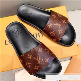 Replica Louis Vuitton Monogram Canvas Flat Slide Sandals Coffee 2019 For Women and Men DLY 9062517 [fab 58668 190629] 6600 : Purse Valley,Designer Replica Handbags,Premium Replica Handbags at 