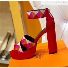 Replica Hermes Suede Aretha Sandal Red 2020 MD 20040144 [fab 69156 200404] 13200 : Purse Valley,Designer Replica Handbags,Premium Replica Handbags at PurseValley