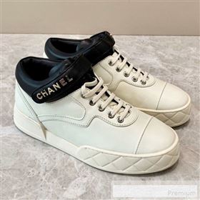 Replica Chanel Lambskin Mid Top Sneakers G34967 White 2019 A8 9062127 [fab 58506 190623] 10900 : Purse Valley,Designer Replica Handbags,Premium Replica Handbags at PurseValley