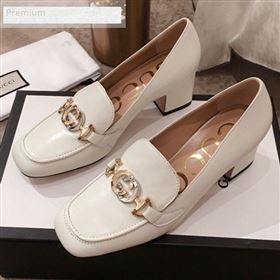 Replica Gucci G Horsebit Zumi Leather Mid heel Loafer Pump 575832 White 2019 HUANGZ 9070346 [fab 59199 190706] 11400 : Purse Valley,Designer Replica Handbags,Premium Replica Handbags at PurseV
