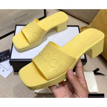 Replica Gucci Heel 55cm Platform 25cm Embossed Logo Rubber Slide Sandals Yellow 2020 modeng 20113012 [76985 eb] 6000 : Purse Valley,Designer Replica Handbags,Premium Replica Handbags at PurseV