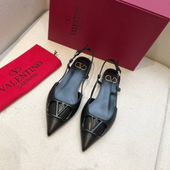 Replica Valentino VLOGO Calfskin Slingback FLATS black 2020 modeng 210305 17 [81641 eb] 9300 : Purse Valley,Designer Replica Handbags,Premium Replica Handbags at PurseValley