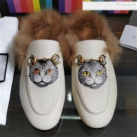 Replica Gucci Princetown Calfskin Wool Slipper with Mystic Cat Print White 2019 MD 9091138 [fab 62821 190912] 12300 : Purse Valley,Designer Replica Handbags,Premium Replica Handbags at PurseVa