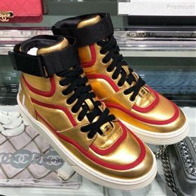 Replica Chanel Metallic Leather High Top Sneakers G35063 GoldRed 2019 XO 9082130 [fab 61823 190824] 17000 : Purse Valley,Designer Replica Handbags,Premium Replica Handbags at PurseValley