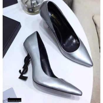 Replica Saint Laurent Opyum Pumps Silver with Black Interlocking YSL Logo Heel 11cm modeng 20122916 [78483 eb] 11500 : Purse Valley,Designer Replica Handbags,Premium Replica Handbags at PurseV
