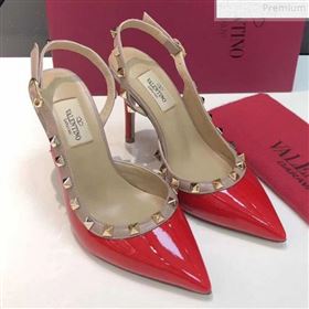 Replica Valentino Rockstud Patent Leather Slingback High Heel Pump Red 2019 XINL 9072462 [fab 60379 190727] 6700 : Purse Valley,Designer Replica Handbags,Premium Replica Handbags at PurseValle