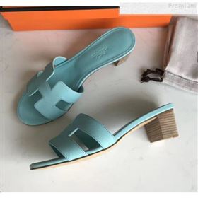 Replica Hermes Epsom Leather Oasis Slipper Sandals With 5cm Heel Cyan MD 9080614 [fab 60826 190813] 14000 : Purse Valley,Designer Replica Handbags,Premium Replica Handbags at PurseValley