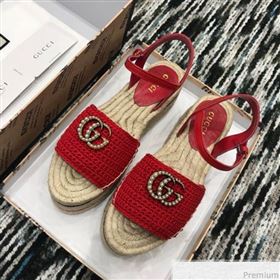 Replica Gucci Knit Platform Espadrille Sandal Red 2019 LRF 9032830 [fab 54094 190417] 10400 : Purse Valley,Designer Replica Handbags,Premium Replica Handbags at PurseValley