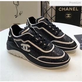 Replica Chanel CC Logo Sequins amp; Leather Sneakers G35936 BlackWhite 2020 MD 20033133 [fab 69093 200404] 10700 : Purse Valley,Designer Replica Handbags,Premium Replica Handbags at PurseValle