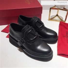 Replica Valentino Calfskin VLogo Buckle Loafers All Black 2020 MD 0030317 [fab 68227 200307] 9900 : Purse Valley,Designer Replica Handbags,Premium Replica Handbags at PurseValley
