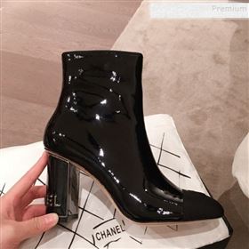 Replica Chanel Patent Leather Logo Heel Zipped Short Boots Black 2020 KL 9120608 [fab 66158 191207] 18300 : Purse Valley,Designer Replica Handbags,Premium Replica Handbags at PurseValley