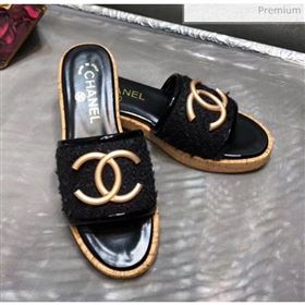 Replica Chanel CC Metal Logo Tweed Flat Slide Sandals Black 2020 MD 20033123 [fab 69083 200404] 8400 : Purse Valley,Designer Replica Handbags,Premium Replica Handbags at PurseValley