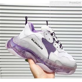 Replica Balenciaga Triple S Clear Outsole Sneakers WhitePurple 2019 HZ 0031704 [fab 68578 200322] 16400 : Purse Valley,Designer Replica Handbags,Premium Replica Handbags at PurseValley