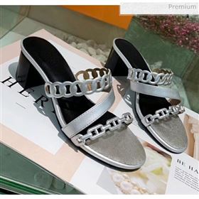 Replica Hermes Leather quot;Chaine dAncrequot; Straps Ajaccio Sandal With 5cm Heel Silver 2020 ME 20042069 [fab 70059 200425] 7700 : Purse Valley,Designer Replica Handbags,Premium Replica Hand