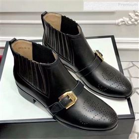 Replica Gucci Womens Leather Ankle Short Boot with G Buckle 572992 Black 2019 DLY 9081615 [fab 61594 190817] 15400 : Purse Valley,Designer Replica Handbags,Premium Replica Handbags at PurseVal