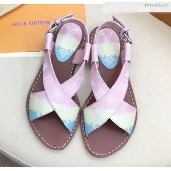 Replica Louis Vuitton LV Escale Palma Flat Sandal Pink 2020 MD 20050630 [fab 70640 200509] 8800 : Purse Valley,Designer Replica Handbags,Premium Replica Handbags at PurseValley
