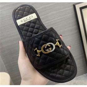 Replica Gucci Quilted Slide Sandals with Interlocking G Horsebit 577680 Leather Black 2019 modeng 9062425 [ebs 48013 190630] 8800 : Purse Valley,Designer Replica Handbags,Premium Replica Handb