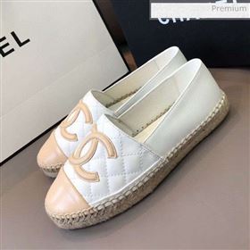 Replica Chanel Quilted Calfskin Flat Espadrilles G29762 WhiteBeige 2020 EM 20031006 [fab 68355 200314] 10200 : Purse Valley,Designer Replica Handbags,Premium Replica Handbags at PurseValley