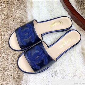 Replica Chanel Flat Mules Sandals G34682 Blue 2019 HZJ 9040822 [fab 54440 190417] 9600 : Purse Valley,Designer Replica Handbags,Premium Replica Handbags at PurseValley