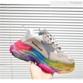 Replica Balenciaga Triple S Rainbow Outsole Sneakers WhiteGreyBeige 2019 HZ 0031717 [fab 68591 200322] 16400 : Purse Valley,Designer Replica Handbags,Premium Replica Handbags at PurseValley