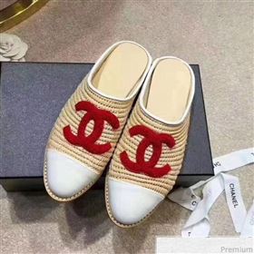 Replica Chanel Flat Straw and Lambskin Mules Red 2019 LEG 9031165 [fab 53365 190417] 17800 : Purse Valley,Designer Replica Handbags,Premium Replica Handbags at PurseValley