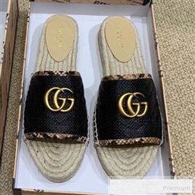 Replica Gucci Chevron Raffia Flat Espadrille Slide Sandals with Double G 578554 Black 2019 HANB 9060105 [fab 57326 190602] 8100 : Purse Valley,Designer Replica Handbags,Premium Replica Handbag