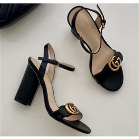 Replica Gucci Heel 10cm Leather Sandals with Double G 453378 Black SS 9062603 [ebs 48138 190630] 10000 : Purse Valley,Designer Replica Handbags,Premium Replica Handbags at PurseValley