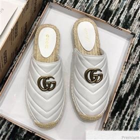 Replica Gucci Leather Espadrille Mules Slippers with Double G 551881 White 2019 LRF 9032833 [fab 54097 190417] 8500 : Purse Valley,Designer Replica Handbags,Premium Replica Handbags at PurseVa