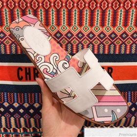 Replica Hermes Oran Slide Flat Sandals on Print Insole White 2019 KL 9031116 [fab 53308 190417] 10700 : Purse Valley,Designer Replica Handbags,Premium Replica Handbags at PurseValley