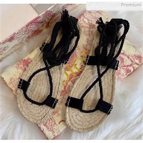 Replica Dior Diorexpress Embroidered and Woven Cotton Sandal Black 2020 HB 20041551 [fab 69829 200418] 9100 : Purse Valley,Designer Replica Handbags,Premium Replica Handbags at PurseValley