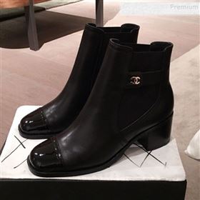 Replica Chanel Lambskin and Patent Leather Short Boots Black 2019 KL 9122018 [fab 66788 191221] 14800 : Purse Valley,Designer Replica Handbags,Premium Replica Handbags at PurseValley
