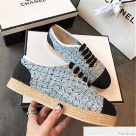 Replica Chanel Tweed Lace Up Espadrilles Sneakers G34424 BlueBlack 2018 EM 9030936 [fab 53282 190417] 11800 : Purse Valley,Designer Replica Handbags,Premium Replica Handbags at PurseValley
