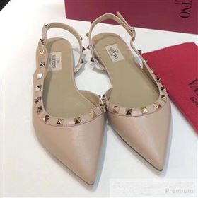 Replica Valentino Rockstud Trim Slingback Flat Pump Nude 2019 XINL 9060584 [fab 57633 190606] 5900 : Purse Valley,Designer Replica Handbags,Premium Replica Handbags at PurseValley