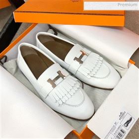 Replica Hermes Royal Fringe Lambskin Flat Loafers White 2020 MD 0030720 [fab 68292 200307] 12100 : Purse Valley,Designer Replica Handbags,Premium Replica Handbags at PurseValley