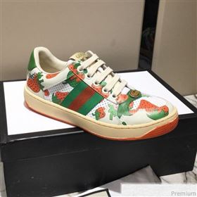 Replica Gucci Screener Sneaker with Gucci Strawberry Print WhiteOrange 2019 DLY 9040855 [fab 54473 190417] 10500 : Purse Valley,Designer Replica Handbags,Premium Replica Handbags at PurseValle