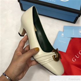 Replica Gucci Leather Mid heel Pump with Half Moon GG 565600 White 2019 ANDI 9042859 [fab 55814 190428] 12200 : Purse Valley,Designer Replica Handbags,Premium Replica Handbags at PurseValley
