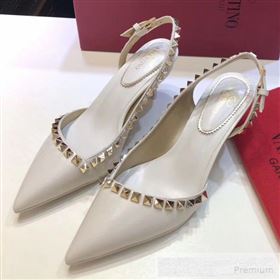 Replica Valentino Rockstud Trim Slingback Mid Heel Pump White 2019 XINL 9060579 [fab 57628 190606] 5900 : Purse Valley,Designer Replica Handbags,Premium Replica Handbags at PurseValley