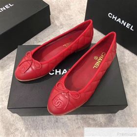 Replica Chanel Quilting Lambskin Leather Ballerinas Red 2019 DLY 9050187 [fab 55980 190510] 10000 : Purse Valley,Designer Replica Handbags,Premium Replica Handbags at PurseValley