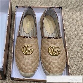 Replica Gucci Chevron Raffia Flat Espadrilles with Double G 578547 Dark Beige 2019 HANB 9060116 [fab 57339 190602] 9600 : Purse Valley,Designer Replica Handbags,Premium Replica Handbags at Pur