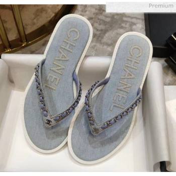 Replica Chanel Denim Chain Flip Flops Sandals Light Blue 2020 DLY 20052119 [fab 71219 200523] 6700 : Purse Valley,Designer Replica Handbags,Premium Replica Handbags at PurseValley