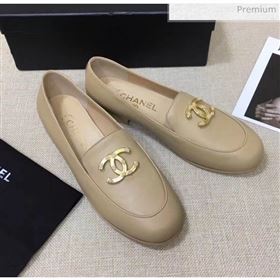 Replica Chanel Lambskin Flat Loafers With Metal CC Logo Nude 2020 MD 20032619 [fab 68921 200404] 11400 : Purse Valley,Designer Replica Handbags,Premium Replica Handbags at PurseValley